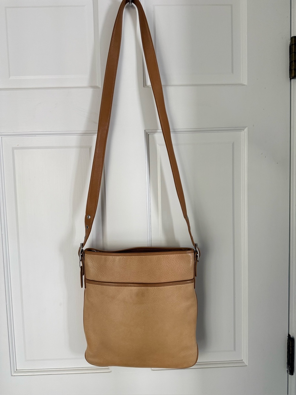 Coach Tan Leather Crossbody Bag